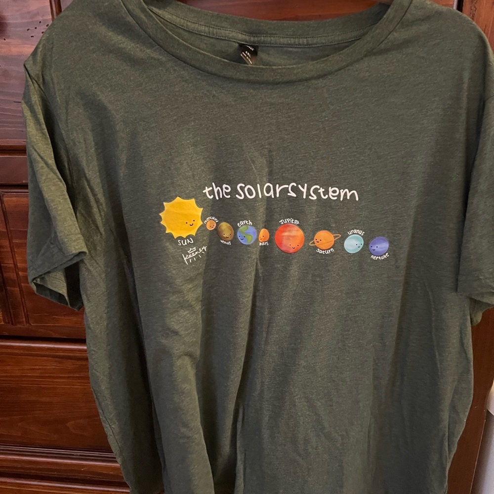 Solar system t-shirt, womens cut